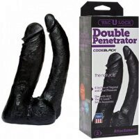 Doc Johnson Vac-U-Lock CodeBlack Double Penetrator     -  9037