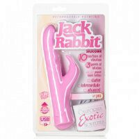  California Exotic Rechargeable Rotating Jack Rabbit -  13689