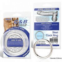    BlueLine Steel Cock Ring, 5,2  -  7553