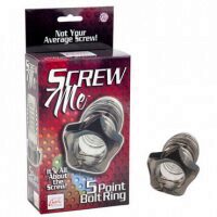 California Exotic Screw Me 5 Point Bolt Ring      -  9881